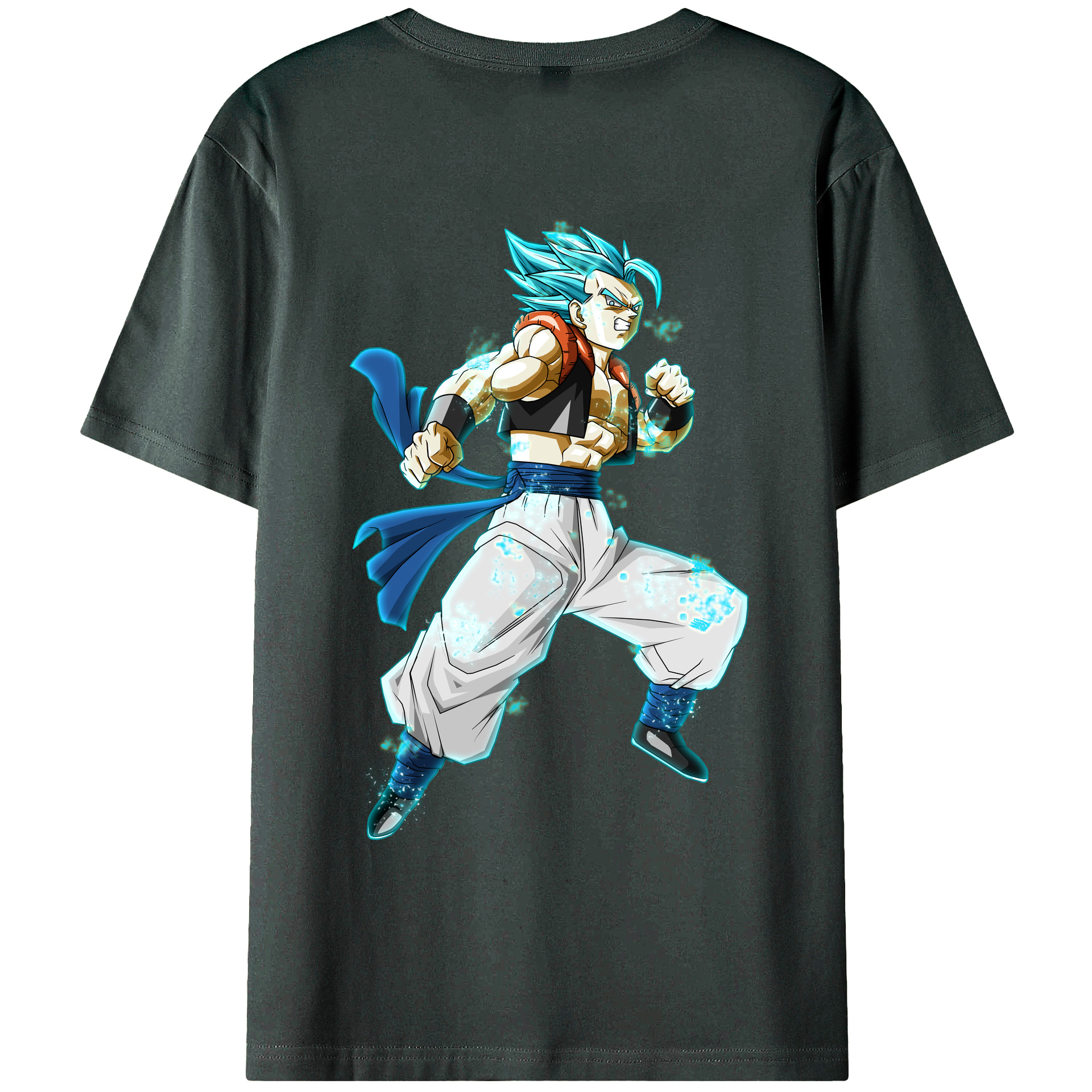 （画像用） ドラゴンボール ベジータ四世（Bejīta Yonsei）DRAGON BALL Vegeta IV 綿100％ メンズ半袖Tシャツ（バックプリント） 通気性